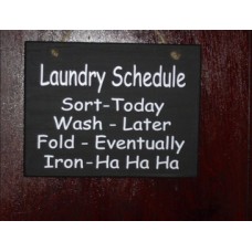 Laundry Schedule 